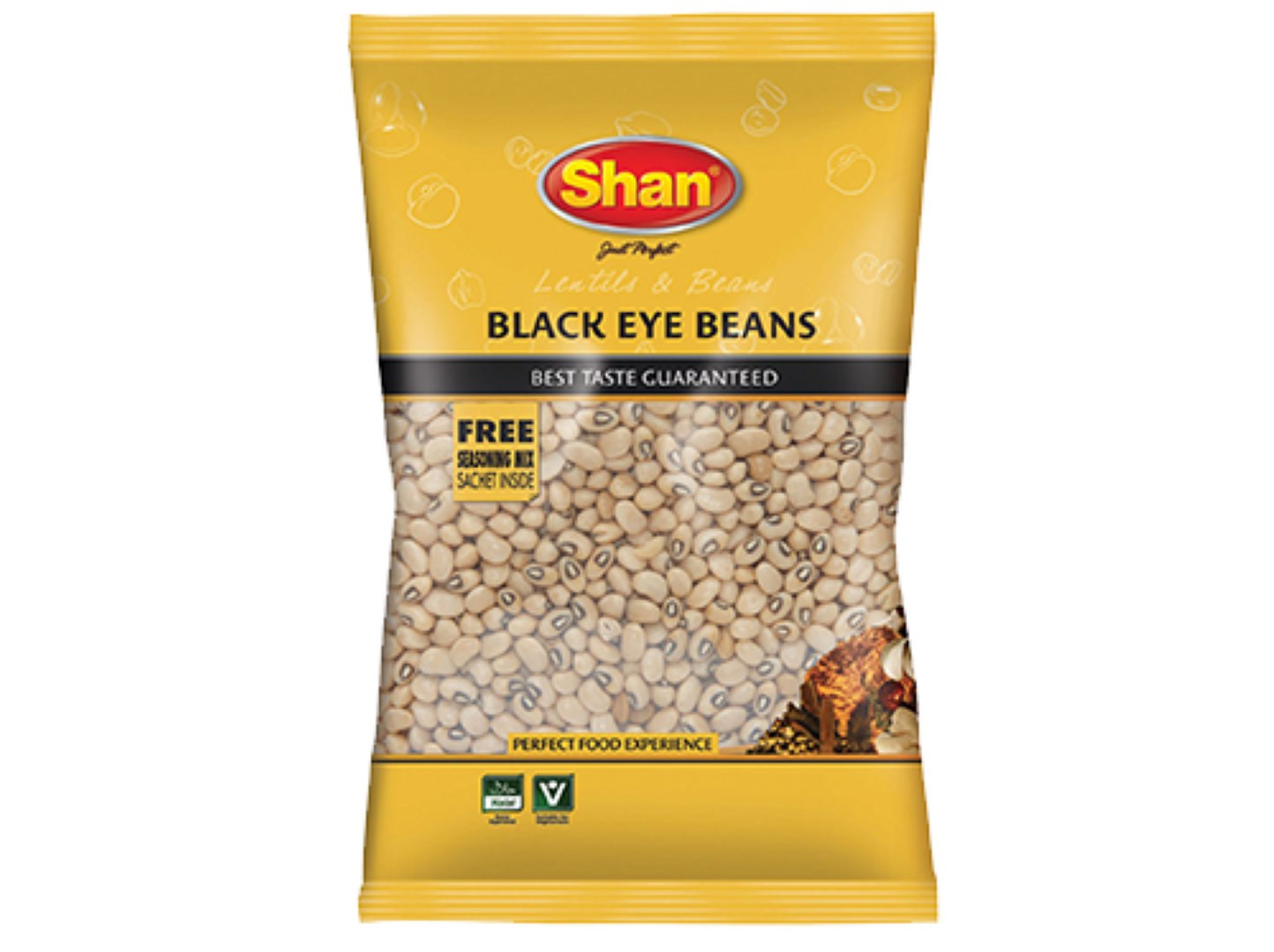 SHAN BLACK EYE BEANS 1KG+SEASONING